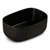 อ่างล้างหน้าวางบนเคาน์เตอร์ รุ่น B-8722-3 Rustic จาก Bathline ลายไม้สีดำด้านสไตล์ Modern Rustic
