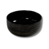 อ่างล้างหน้าทรงกลมลายหินอ่อนดำทอง รุ่น B-8724-19 วางบนเคาน์เตอร์ แบรนด์ Bathline